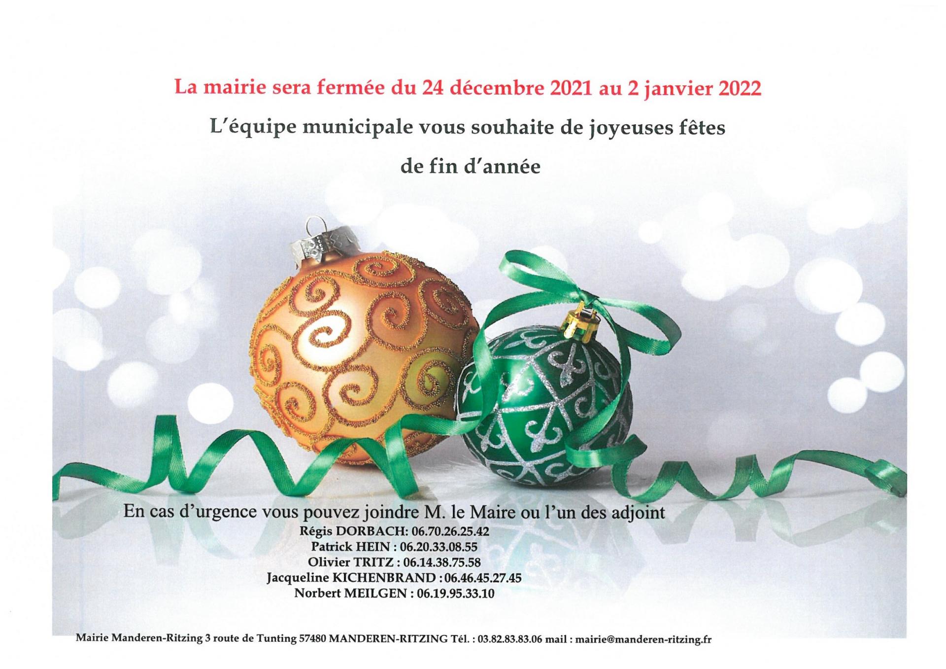 Fermeture mairie 0001