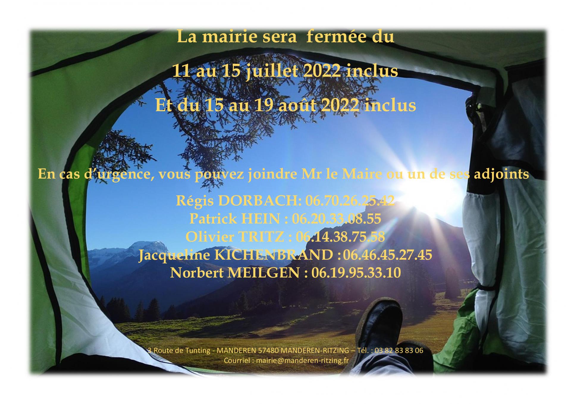 Fermeture mairie 7